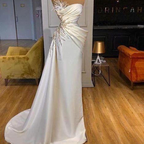 white prom dresses, sexy prom dresses, white prom dresses, pearls prom dresses, feather prom dresses, pleats prom dresses, satin prom dresses, cheap prom dress, fashion evening gowns, new arrival party dresses
