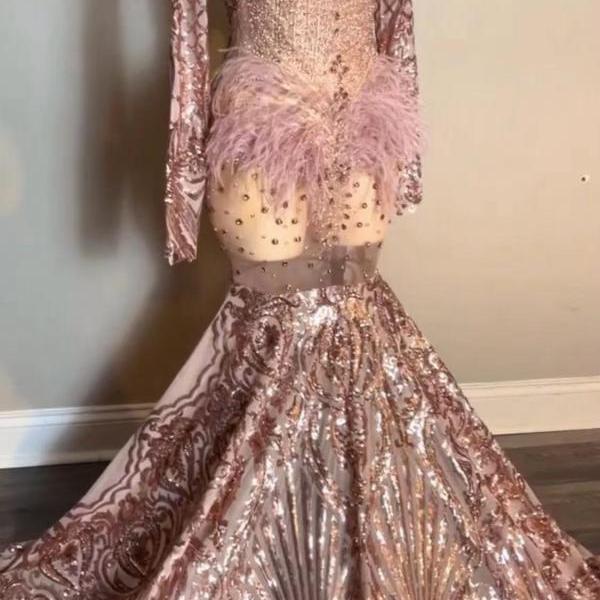 Glitter Sequin Prom Dresses Long, Evening Mermaid Dress      cg25205