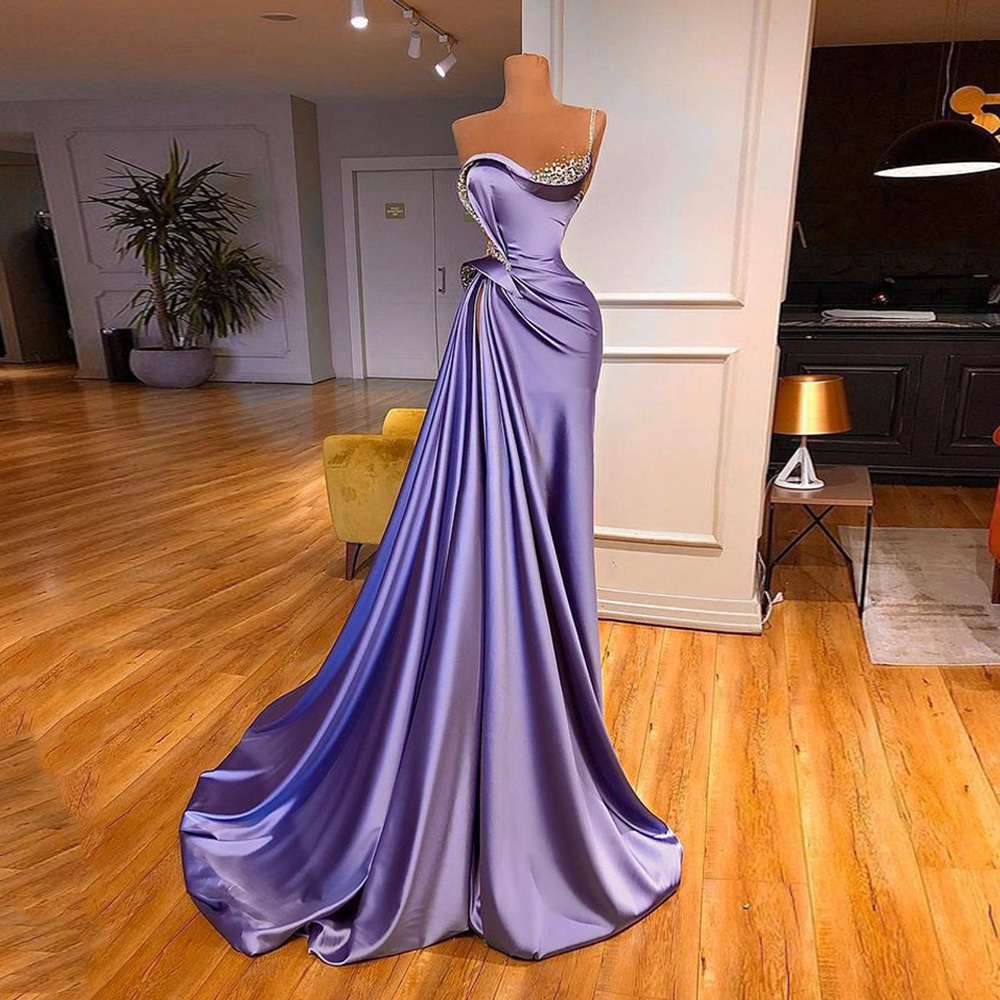 Sexy Prom Off Shoulder Elegant Evening Dress 2023 Beaded Bejeweled ...