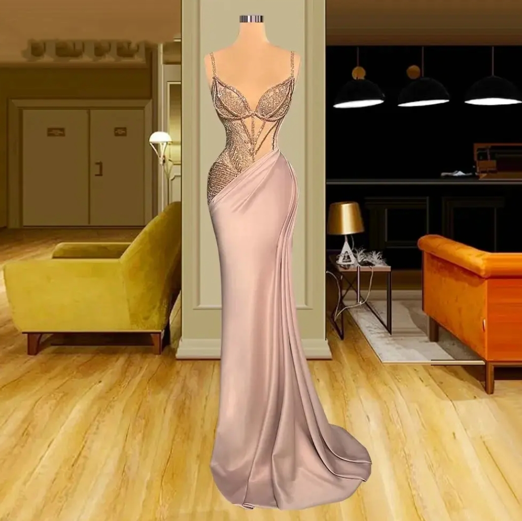 Prom Robe Called Pink Graceful Prom Dresses Floor Length Evening Robes For Formal Party ...