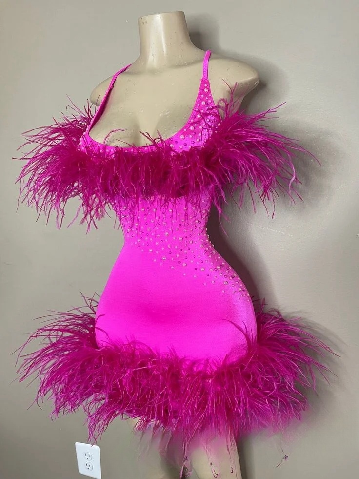Pink Sexy Short Evening Dress Cocktail Dresses Short Party Dress