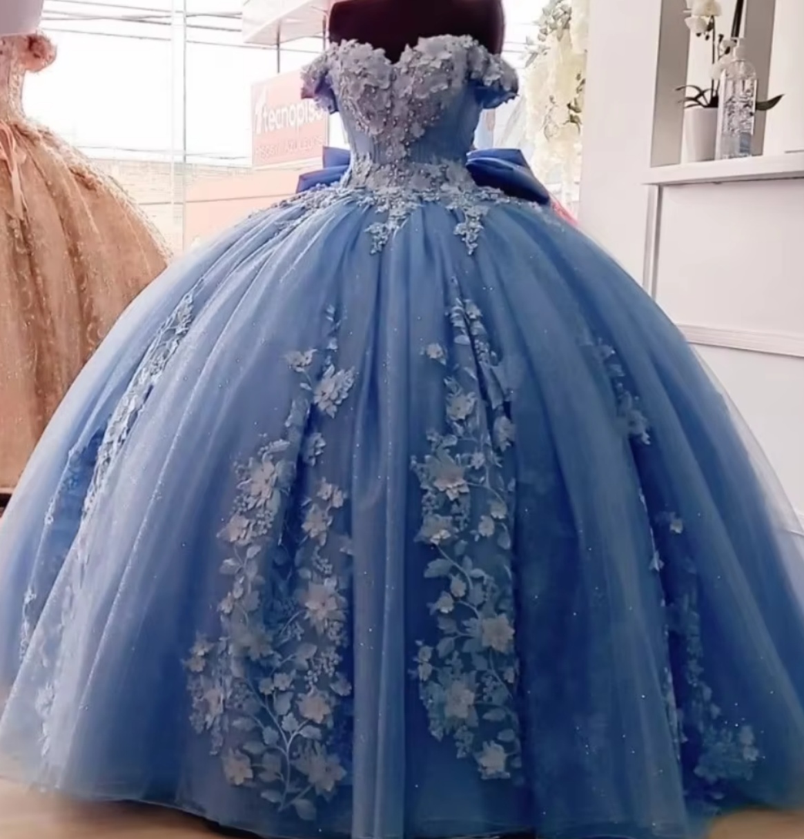 light blue halter dress Pleated – PinkBlush Tie-neck tiered dress in length:sleeveless Size:28/5X
